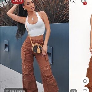 Fashion Nova Cargo pants brand new